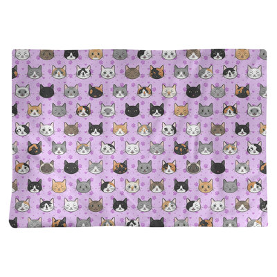 Napperon en coton 18 po Kitty Cat