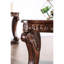 Table basse traditionnelle 51,6 po, chêne foncé