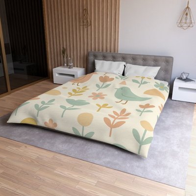 Microfiber Duvet Cover Boho Style, Design 25