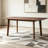 60" Rustic Farmhouse Dining Table-581654135