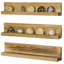 Aleck 3 Piece Pine Solid Wood Floating Shelf-1252621057