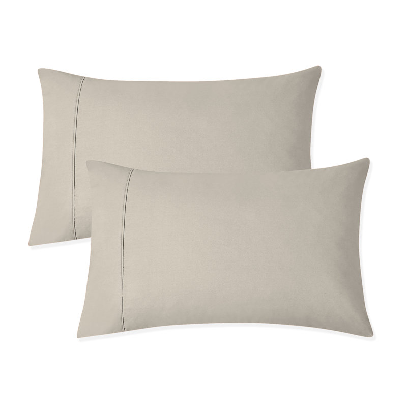 1000TC Ultra-Soft & Silky Luxury Egyptian Quality Cotton Pillowcases, Standard, Light Blue
