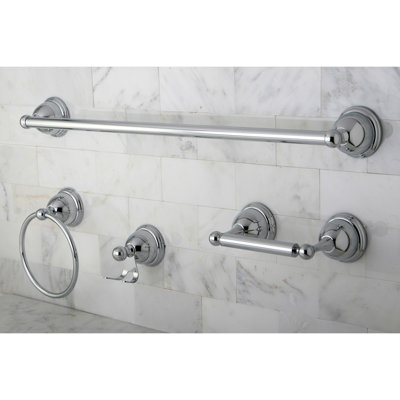 Kingston Brass Restoration 4-Piece Bathroom Hardware Set