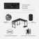 Office Set: L-Shaped Desk And 5 Drawers Mobile File Cabinet