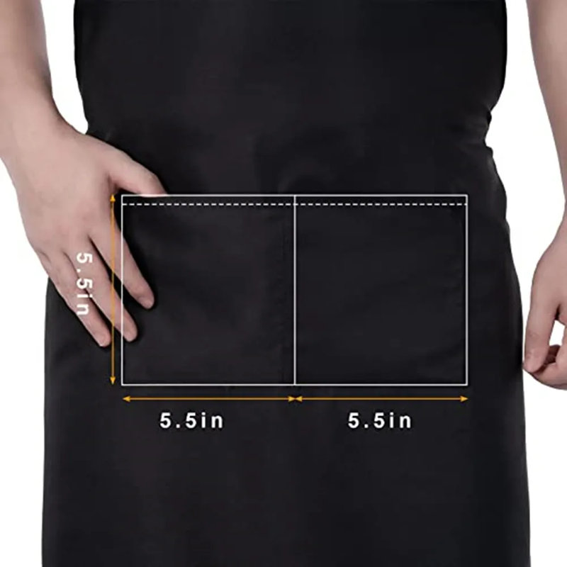Solid Color Bib Apron