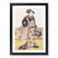 Portrait of Iwai Hanshiro IV by Katsukawa Shunsho - Framed Print-55616381-55616384