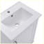 Petit meuble-lavabo moderne avec lavabo en céramique-105352953