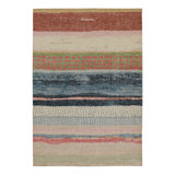Distressed Homage Hand Knotted Wool Abstract Area Rug