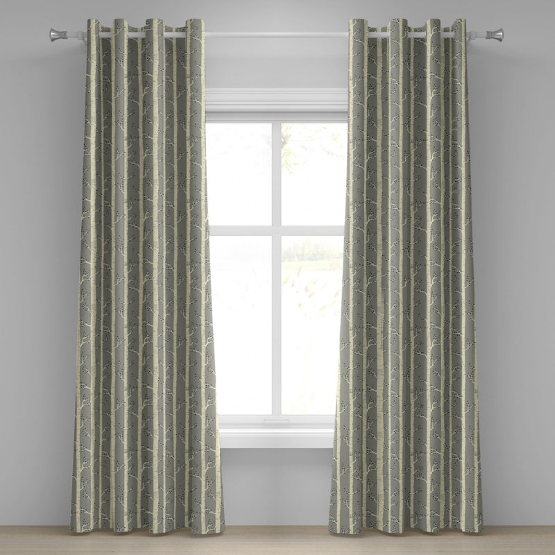 Sateen Blackout Curtain Pair, 50" W x 63" L