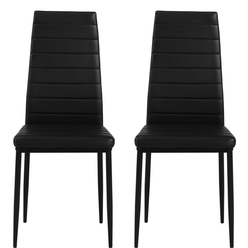 Parsons Faux Leather Upholstered Side Chair