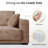 Abram Upholstered Velvet Sofa-1594836298