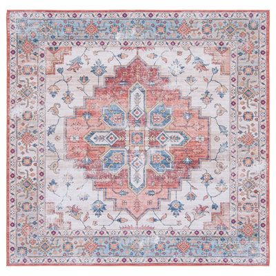 Tapis beige / bleu Allana