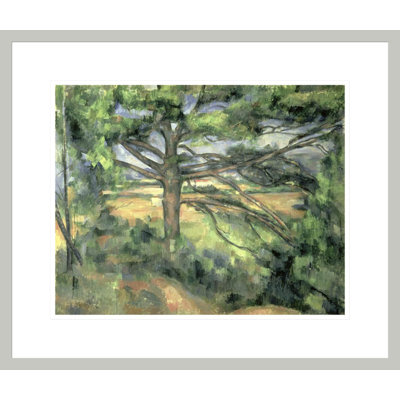 «The Large Pine» par Paul Cézanne, impression giclée sur cadre