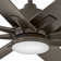 Concur 66-in Smart Ceiling Fan with Integrated LED + Remote