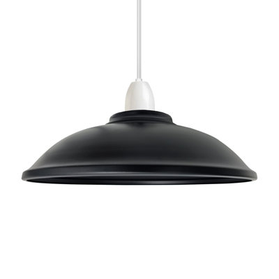 Modern Metal Cone Lamp Shade – E27 Fitting – Ceiling Pendant