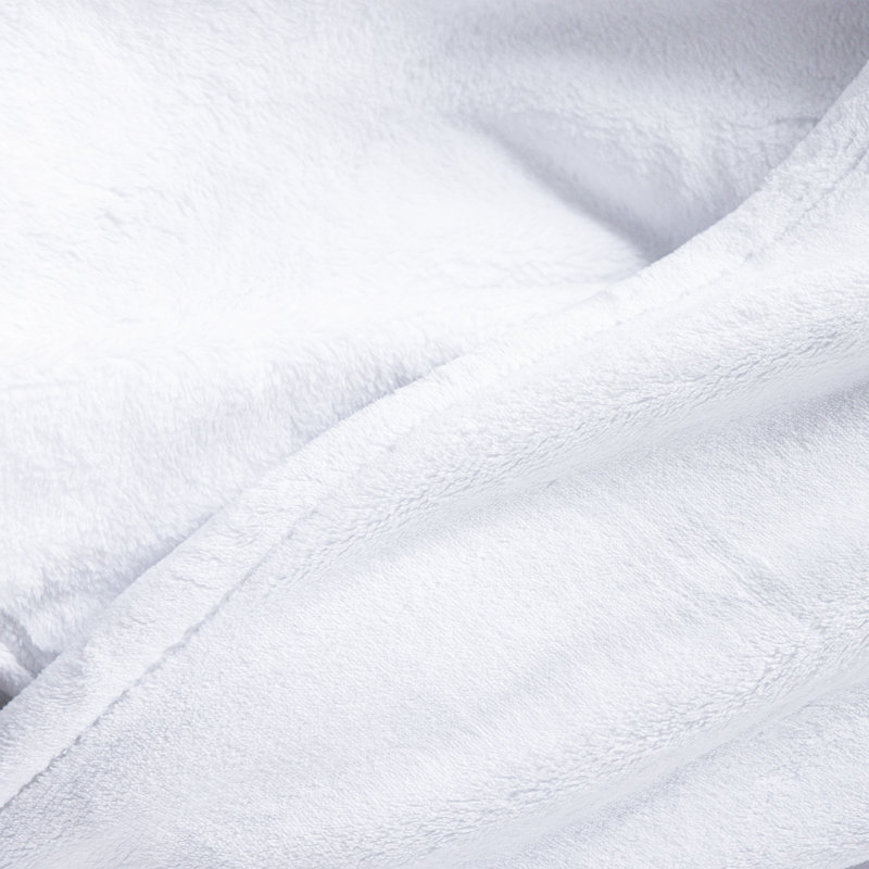 Couverture nuage, Blanc, L 96 po x l 90 po