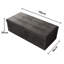 Airiona 102cm Wide Rectangle Striped Standard Ottoman with Storage-1142647709