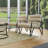 Cacey Faux Leather Armchair (Set of 2)-101462043