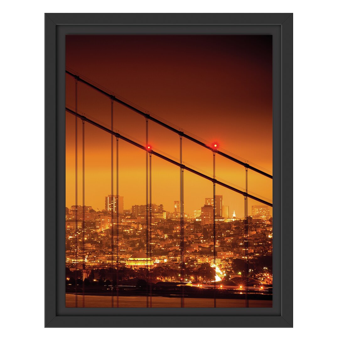 Gerahmtes Wandbild San Francisco Skyline