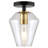 Alexsondra Glass Semi Flush Mount-176546864