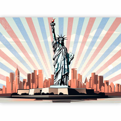 Wall Mural - NY in muted colours