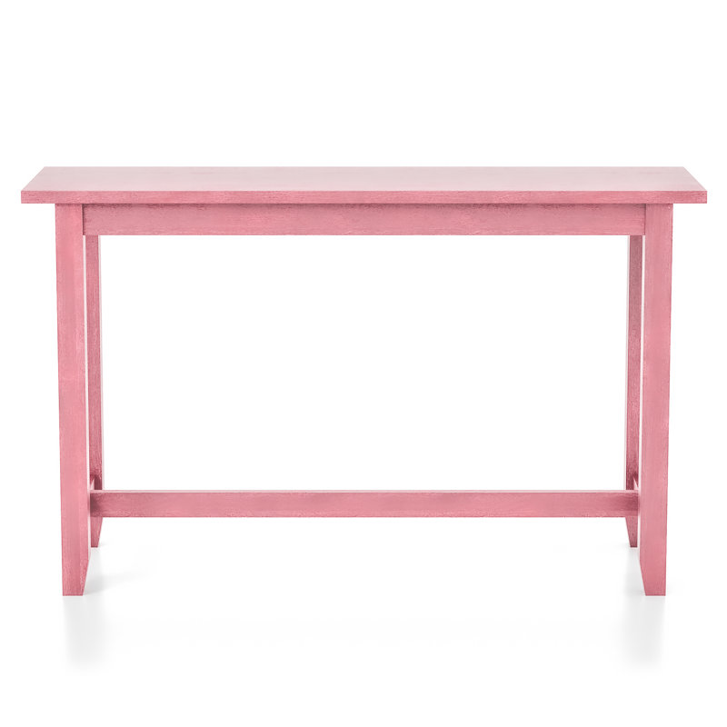 Primeau Pine Dining Table, Antique Pink