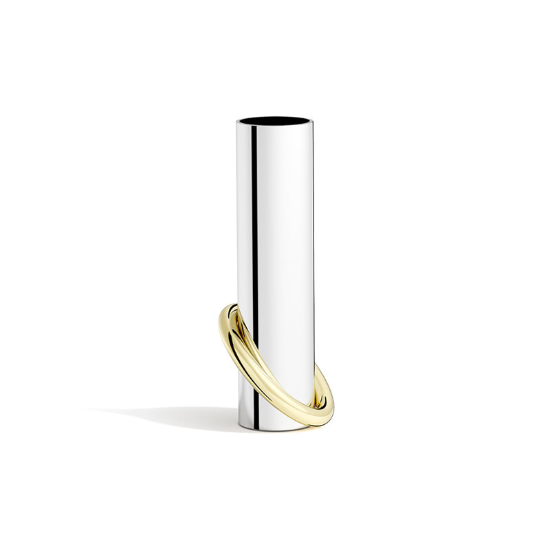 Stainless Steel Table Vase, 5" H x 1.89" W x 1.89" D