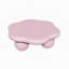 Table basse en forme de nuage avec une teinte rose pâle, pour les chambres d'enfants et les espaces de vie confortables.-2142603548