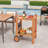 Ameerat Solid Wood Kitchen Cart