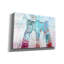 «Brooklyn Bridge in Blue and Red» par Irena Orlov, art mural sur toile-1221000806