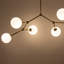 Stourbridge Lampa Sufitowa Fairy Zloty 6-Light 63cm Flush Mount