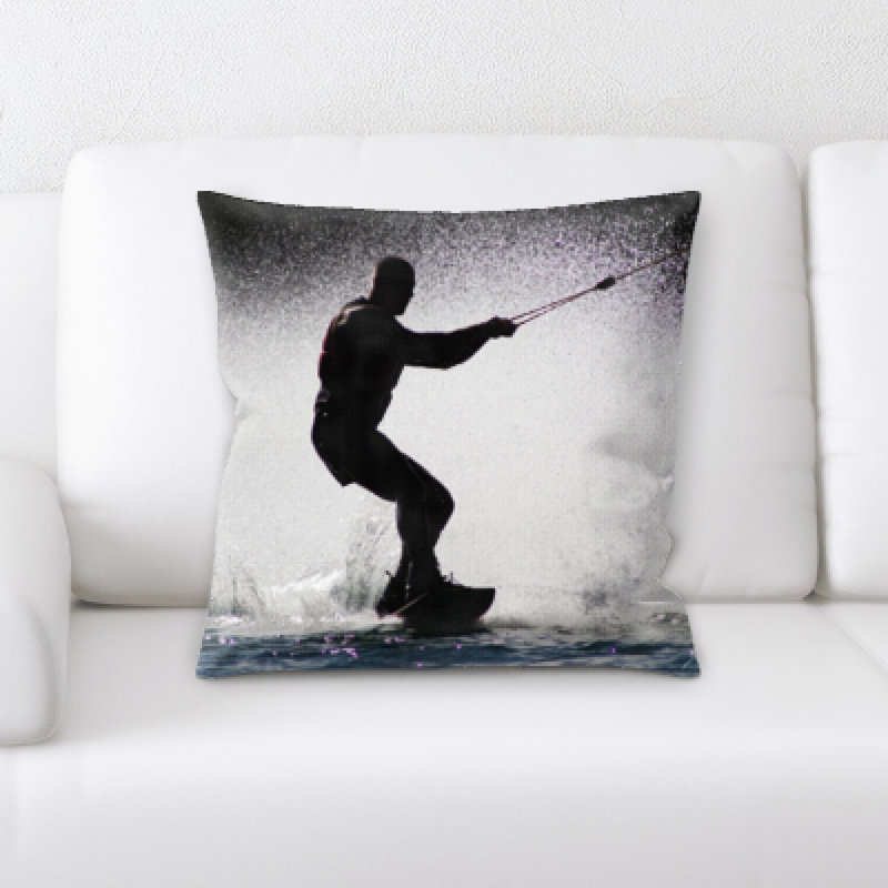 Microsuede Throw Pillow