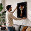 Giraffe Portrait Modern - Framed Print-1683870942-1683870940