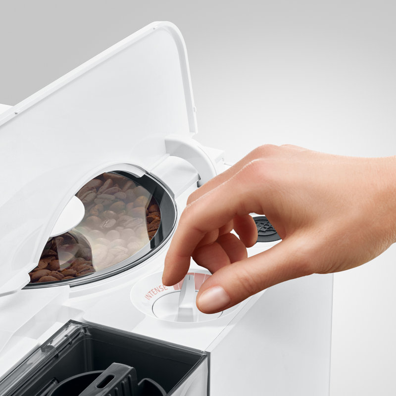 C9 Piano Black Automatic Coffee Machine, White