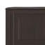 Banc de rangement en bois massif de 63 po avec couvercle relevable Connaught