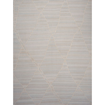 Geometric Area Rug in Beige
