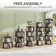 Hildelind 360° Rotating Bookcase, Storage and Display Bookshelf for Home Office and Living Room