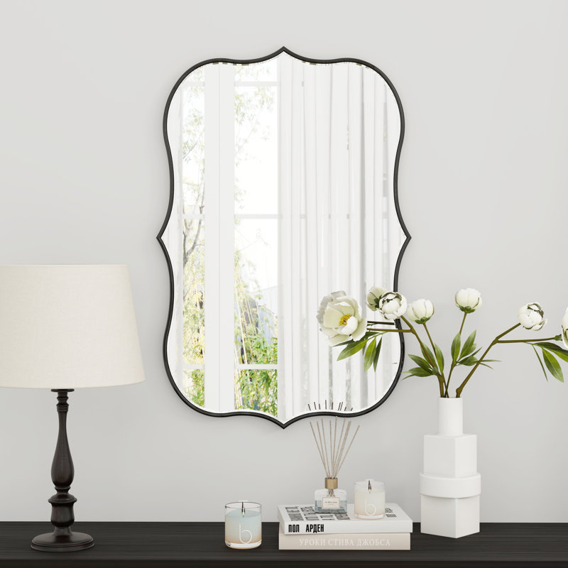 Miroir mural Euri, Noir