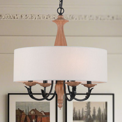 Lustre tambour 4 lumières Farmhouse