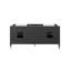 Verona 48" Black Vanity With Rectangular Undermount Sink-396527745