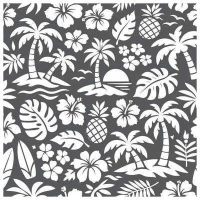 Tropical Palm Leaves Comforter