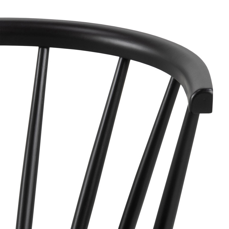 Guenevere 75cm H Side Chair, Black
