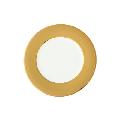 Diana Gold Bone China Salad/Dessert Plate
