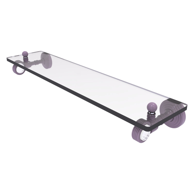 Yeziel Floating Shelf, 3.2" H x 22" W x 5.1" D, Lavender