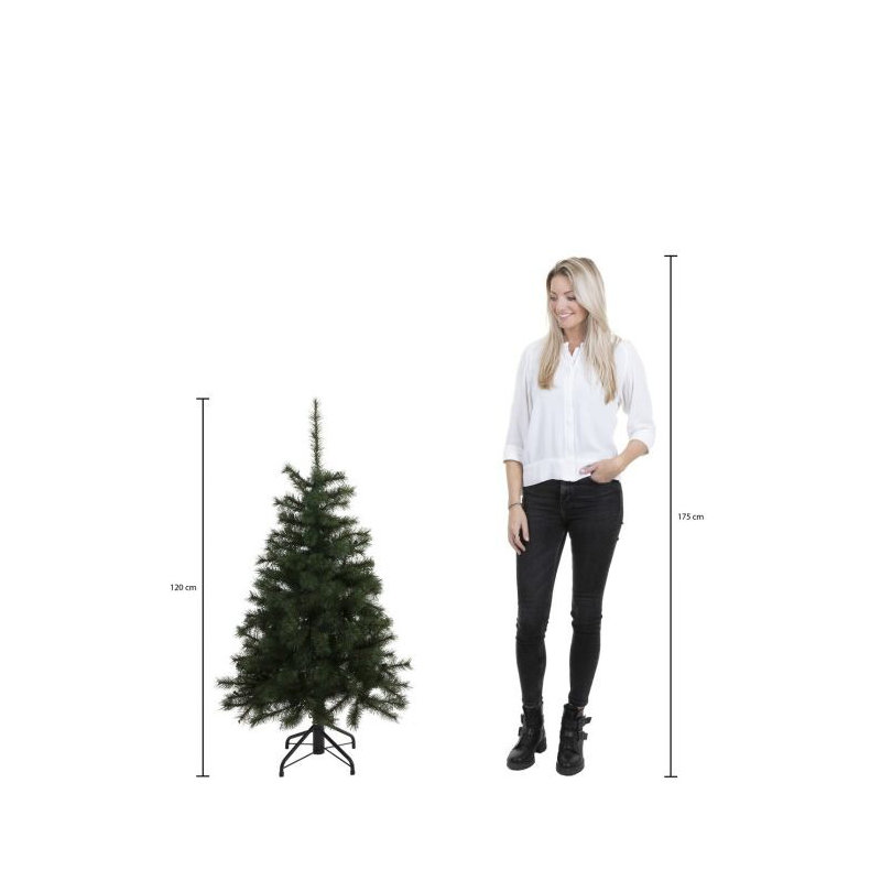 Artificial Christmas Tree, 3.94ft H x 2.33ft W x 2.33ft D