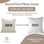 Housse de coussin imprimée à la main Fabividine housse de coussin décorative boho décorative housse de coussin bohème traditionnel, housse de coussin de style bohémien traditionnel (Bagru Buti).-558294395