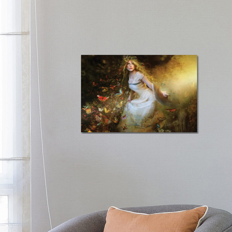 Summer Dancer by Bente Schlick - Wrapped Canvas Print