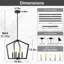 Lustre cage en métal 4 lumières-1173603369-1173603370