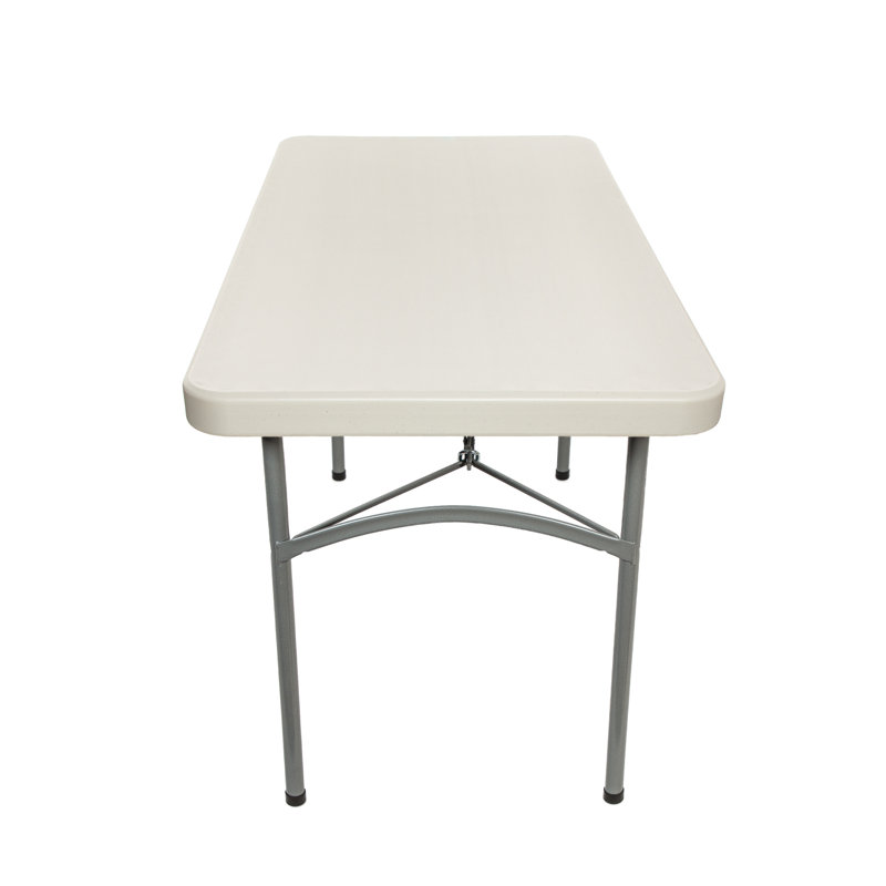 Baldwin 48'' Grey Plastic and Steel Folding Table