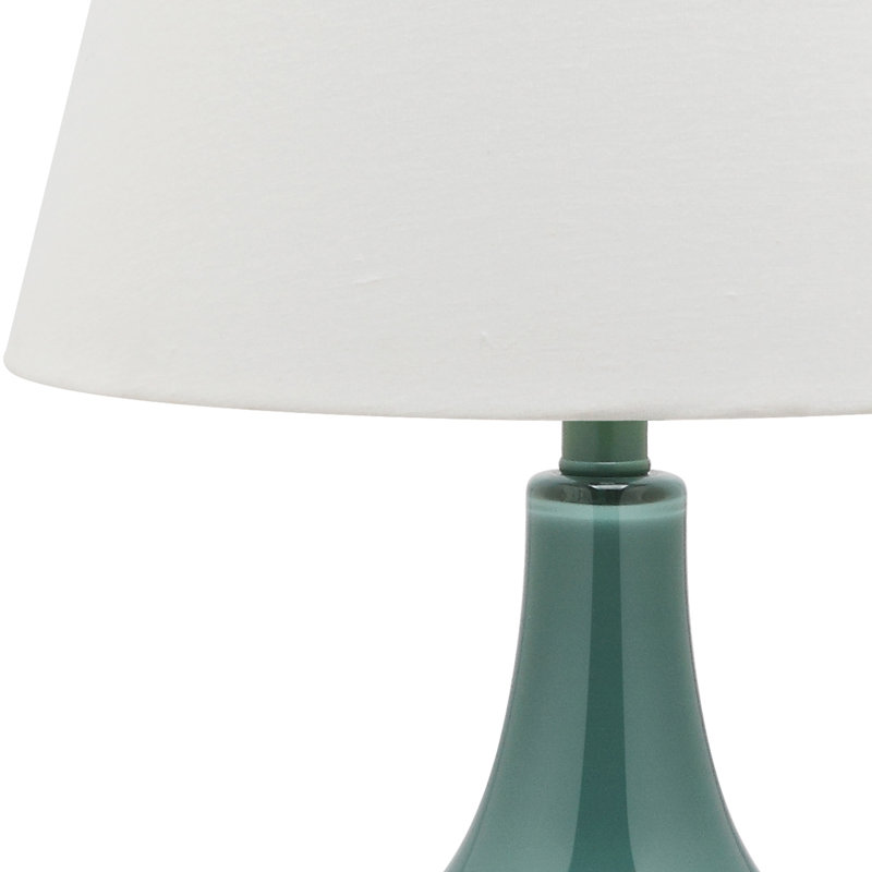 Akeim Glass Table Lamp, Marine Blue